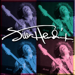 JIMI HENDRIX 4 Square Magnet for Refrigerators and Lockers - Rock Band Craft Supply(Fridge Magnet)