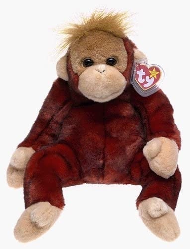 SCHWEETHEART The Monkey Ty Beanie Baby Retired Beanbag Plush - New with Tags