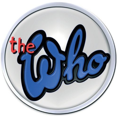 THE WHO Metal Pin Badge - Approx 1 Inch - The Who 73 Large Rock Band - Pinback Badge Button Lapel Pin With Butterfly Clutch Attachment
