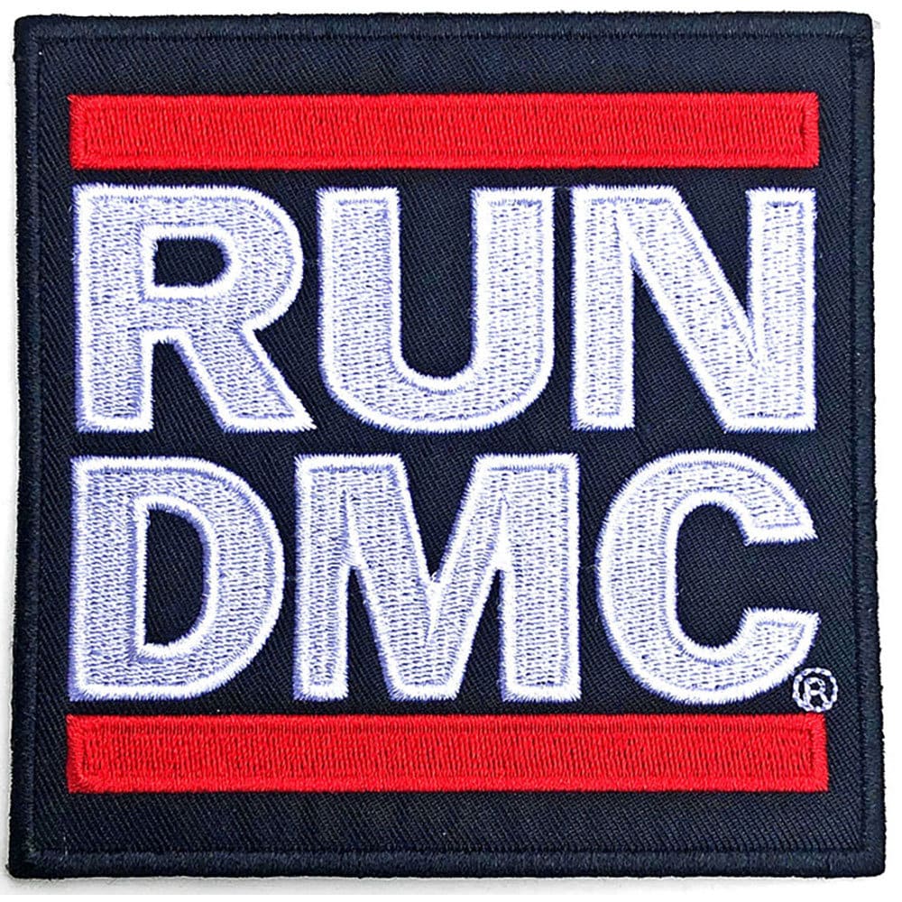 RUN DMC Patch - 4x4 Inch - Rap Hip Hop Group Logo Embroidered Patch Applique Craft Supply - Officially Licensed