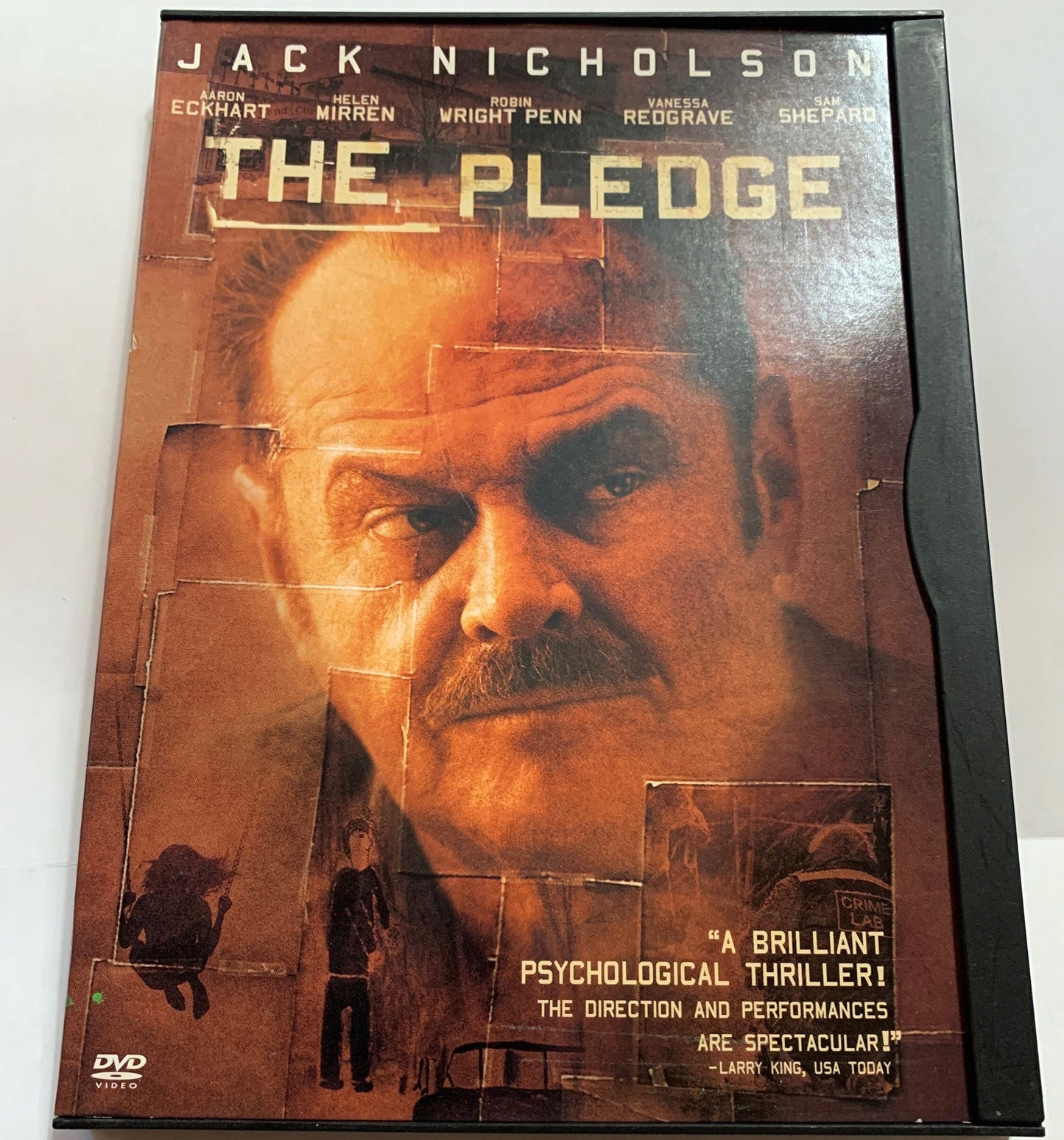 The Pledge (DVD, 2001) Jack Nicholson, Robin Wright, Aaron Eckhart - Very Good Condition ** Spend 35.00 and get FREE SHIPPING! **