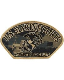 US MARINE CORPS Hat Patch - United States Marines Usmc Military Embroidered Patch Applique Craft Supply