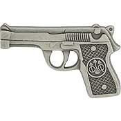 45 Cal Pistol Lapel Pin - 1911 Military Gun 45 Caliber Handgun - Enamel Pin Backpack Tie Shirt Trading Button Pinback Craft Supply