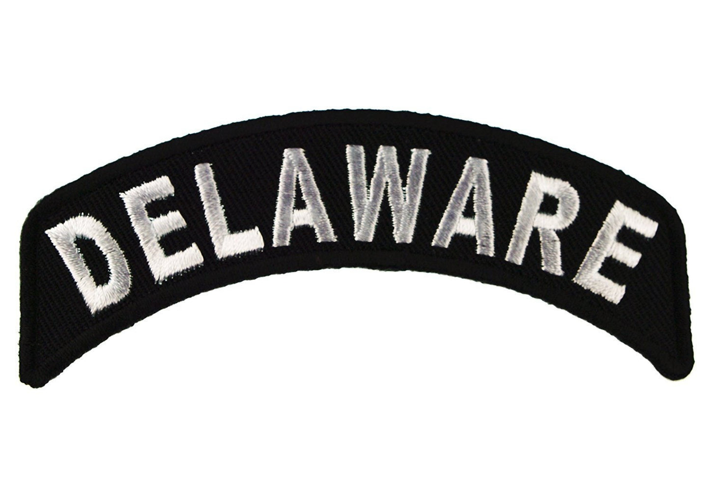DELAWARE STATE Rocker Biker Motorcycle Embroidered Patch Craft Supply