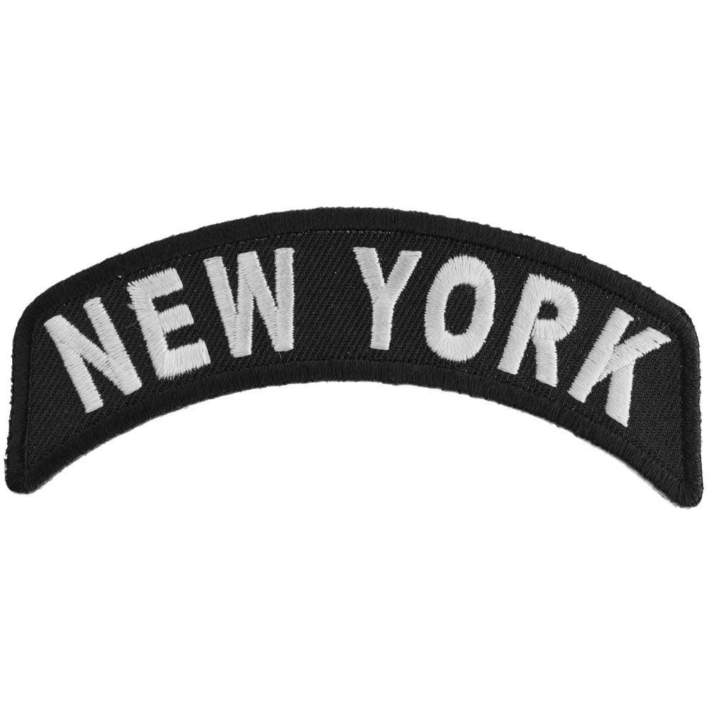 NEW YORK STATE Rocker Biker Motorcycle Embroidered Patch