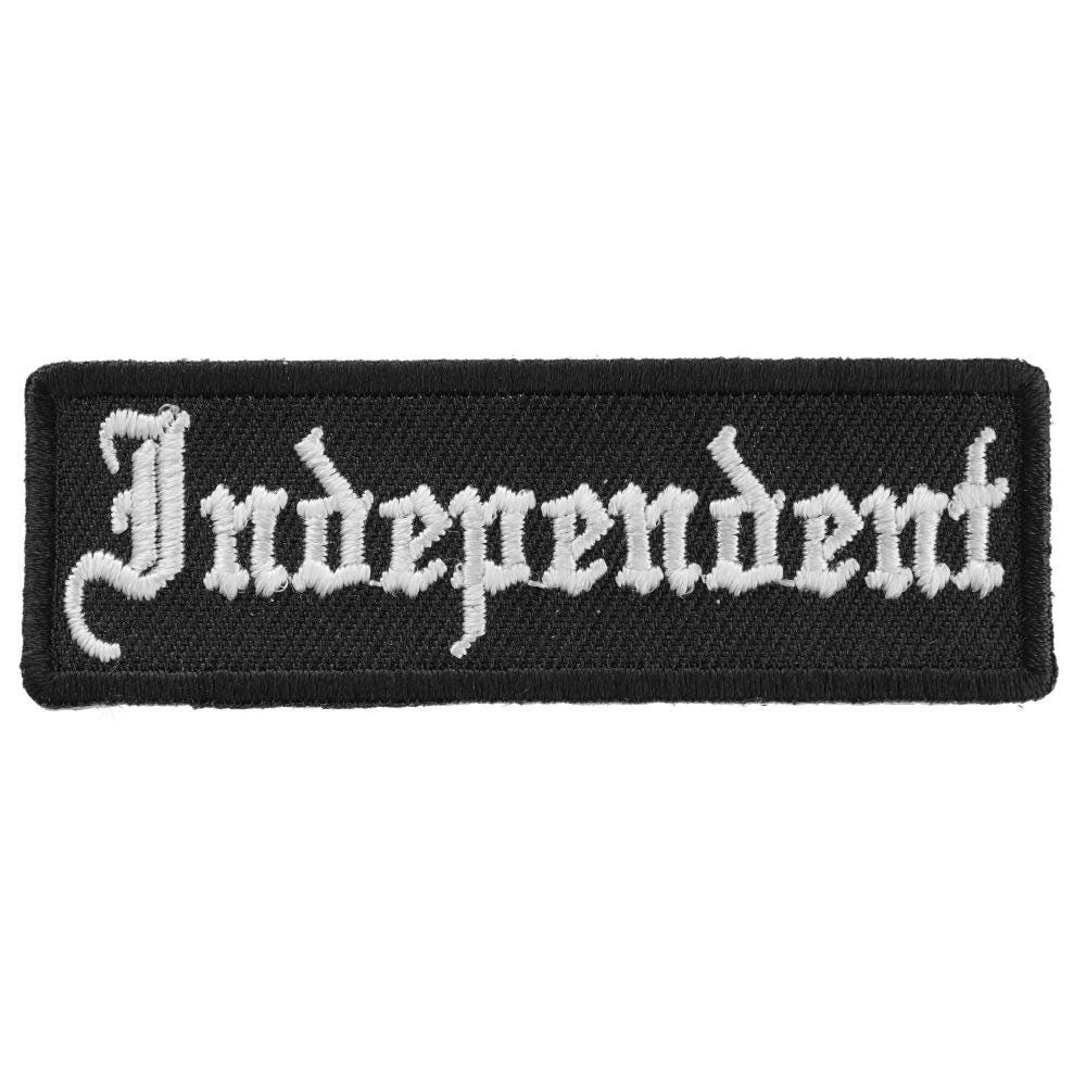 INDEPENDENT Biker Motorcycle Embroidered Patch Craft Supply