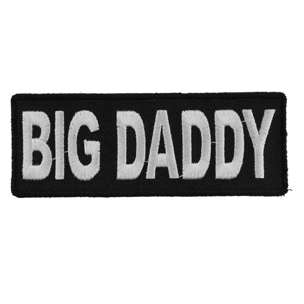 BIG DADDY Biker Motorcycle Embroidered Patch Craft Supply