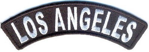 LOS ANGELES Rocker Biker Motorcycle Embroidered Patch Craft Supply