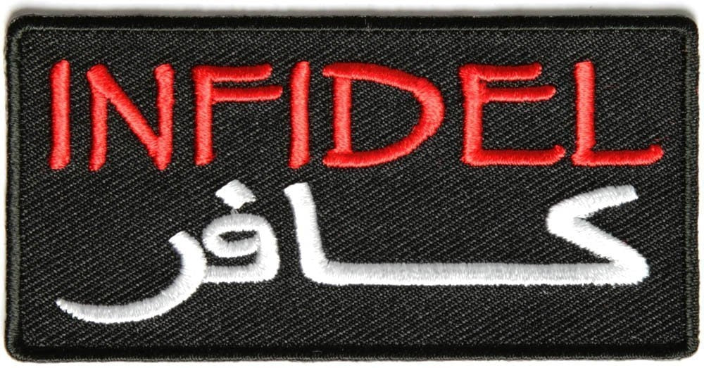 INFIDEL Military Arabic Embroidered Patch