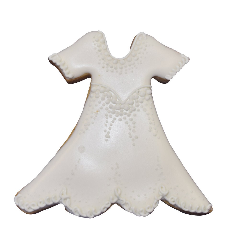 DRESS Cookie Cutter Metal 3.25 Inches - Wedding Formal Party Stencil Fondant Craft Supply