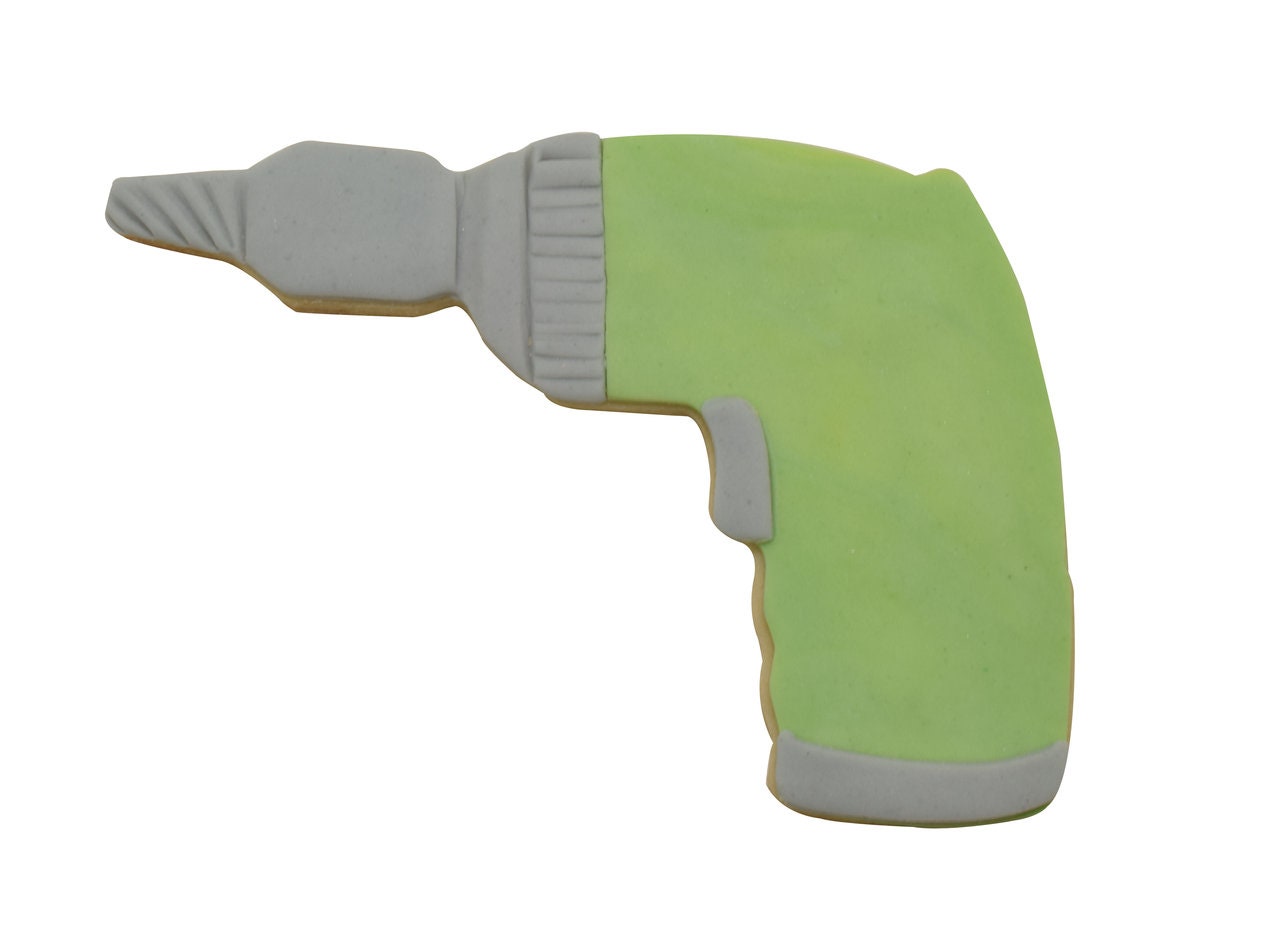 DRILL Cookie Cutter Metal 5 Inches - Stencil Fondant Tools Screws Bolts Nuts