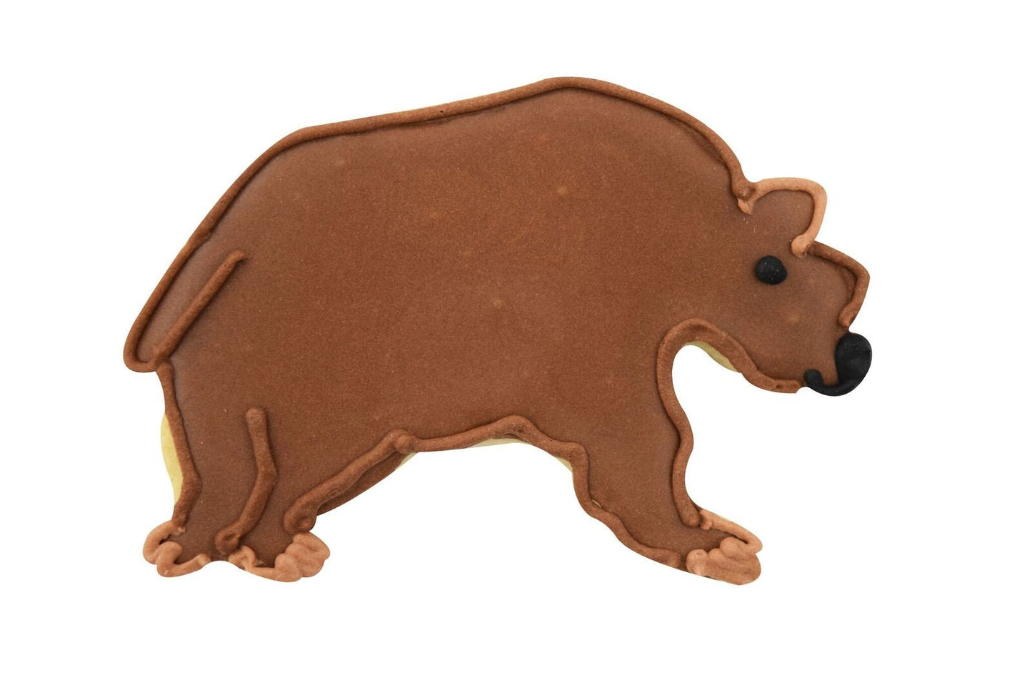 GRIZZLY BEAR Cookie Cutter Metal 3.5 Inches - Stencil Fondant Animal Craft Supply