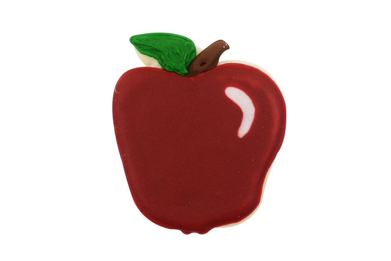 APPLE Cookie Cutter Metal 2.5 Inches - Stencil Fondant Craft Supply