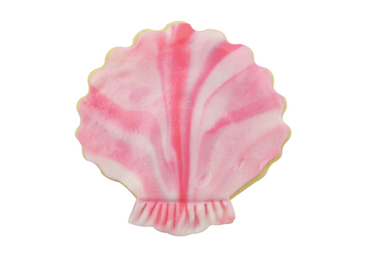 SEA SHELL Cookie Cutter Metal 3 Inches - Stencil Fondant Craft Supply