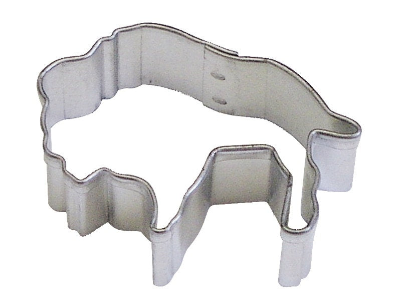 MINI BUFFALO Cookie Cutter Metal 1.75 Inches - Stencil Fondant Craft Supply