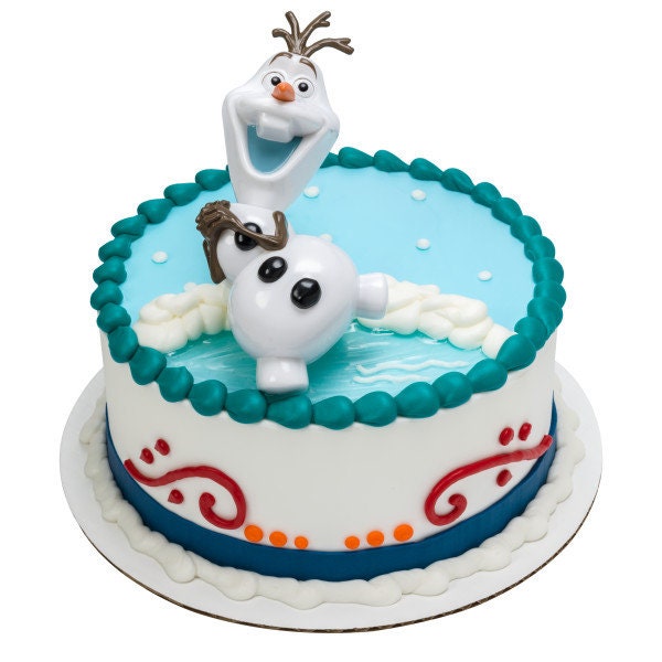 DISNEY FROZEN Olaf Chillin Cake Topper Cake Decoration Decoset Birthday Craft Supply