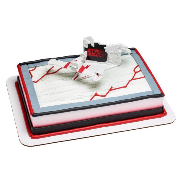 STAR WARS Cake Topper The Last Jedi Ski Speeder Cake Decoration Birthday Party Decoset Craft Supply