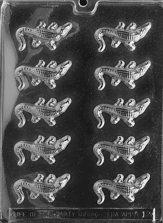 SMALL ALLIGATORS Chocolate Candy Mold Craft Supply