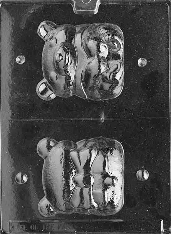 3D LARGE TEDDY BEAR Chocolate Candy Mold Craft Supply
