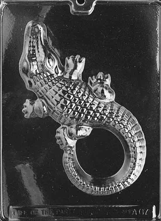 LARGE ALLIGATOR Animal Chocolate Candy Mold Craft Supply
