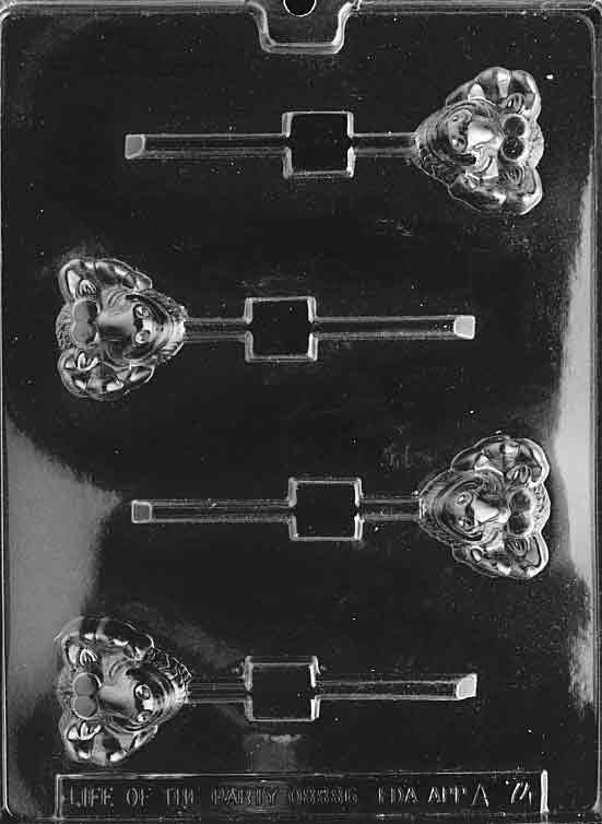 MOOSE LOLLY Animal Sucker Chocolate Candy Mold Craft Supply