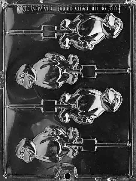 JOLLY DINOSAUR LOLLY Animal Sucker Chocolate Candy Mold Craft Supply