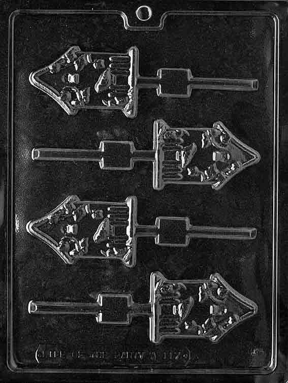 BIRD HOUSE LOLLY Animal Sucker Chocolate Candy Mold Craft Supply