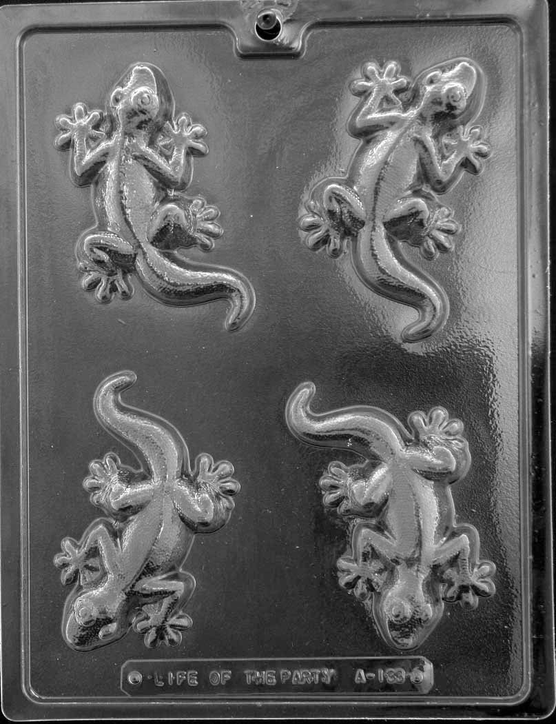 LIZARDS Chocolate Candy Mold Craft Supply
