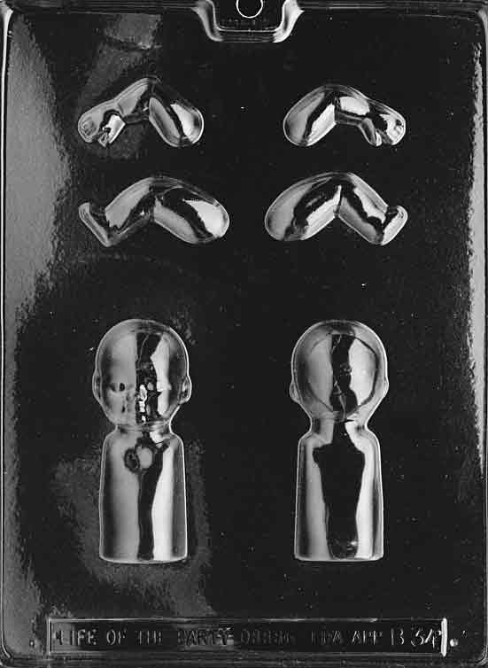3D CUPIE DOLL Baby Chocolate Candy Mold Craft Supply