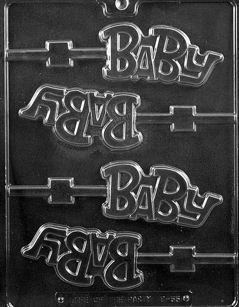 BABY LOLLY Sucker Chocolate Candy Mold Craft Supply