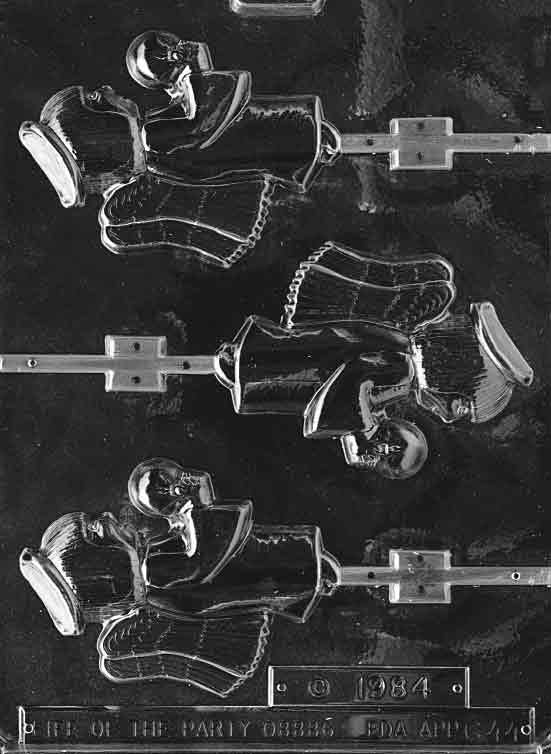 ANGEL LOLLY Christmas Sucker Chocolate Candy Mold Craft Supply