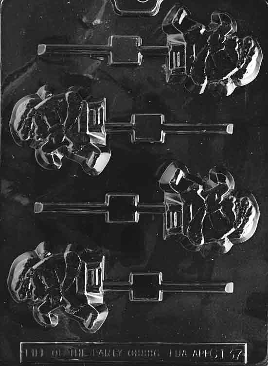 SANTA WITH LIST Lolly Christmas Sucker Chocolate Candy Mold Craft Supply