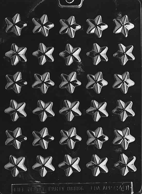 BITE SIZE STARS Christmas Chocolate Candy Mold Craft Supply