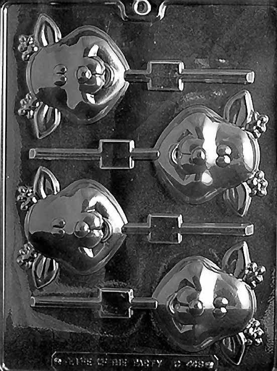 CUTE REINDEER Lolly Christmas Sucker Chocolate Candy Mold Craft Supply