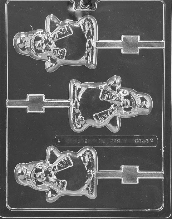 FESTIVE PENGUIN Lolly Sucker Chocolate Candy Mold Craft Supply