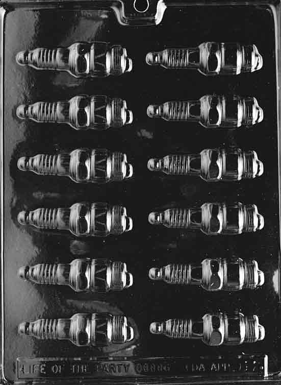 SPARK PLUGS Chocolate Candy Mold Craft Supply