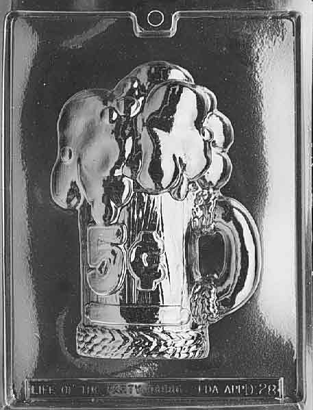 5 CENT BEER MUG Chocolate Candy Mold Craft Supply