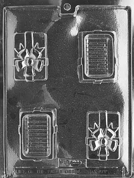 SMALL BOX With BOW Chocolate Candy Mold