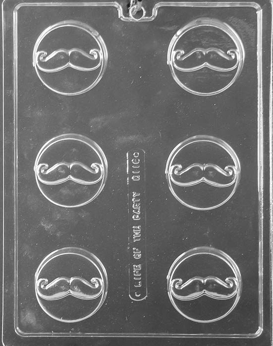 MUSTACHE COOKIE Chocolate Candy Mold Craft Supply