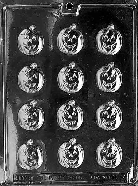 PUMPKIN MINTS Halloween Chocolate Candy Mold Craft Supply