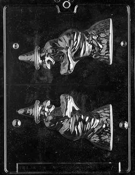 3D WITCH Halloween Chocolate Candy Mold