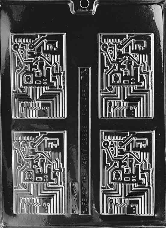 COMPUTER CHIP Chocolate Candy Mold Craft Supply