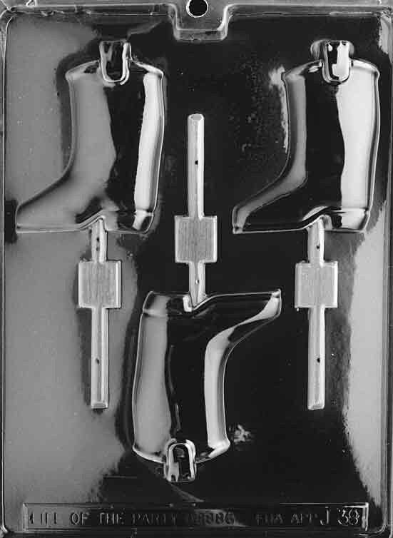 BOOT LOLLY Sucker Chocolate Candy Mold Craft Supply
