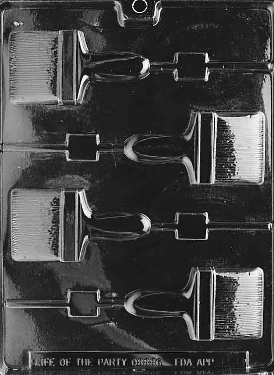 PAINT BRUSH LOLLY Sucker Chocolate Candy Mold
