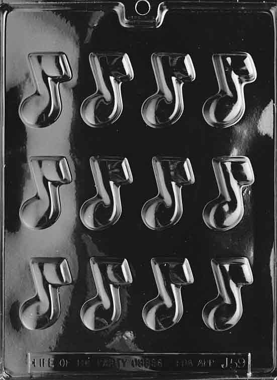 MUSICAL NOTE Chocolate Candy Mold Craft Supply