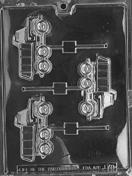 DUMP TRUCK LOLLY Sucker Chocolate Candy Mold Craft Supply