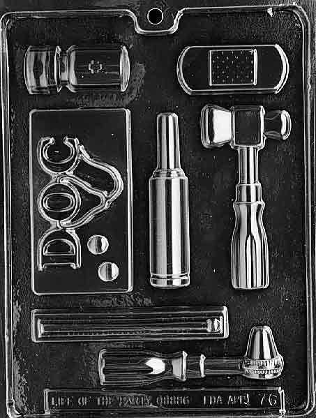 DOCTOR'S KIT BANDAID Chocolate Candy Mold Craft Supply