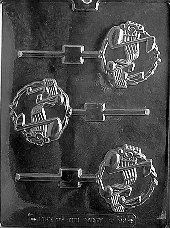 MUSIC STAFF LOLLY Sucker Chocolate Candy Mold Craft Supply
