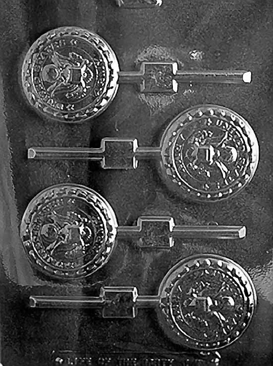 ARMY POP Lolly Sucker Chocolate Candy Mold