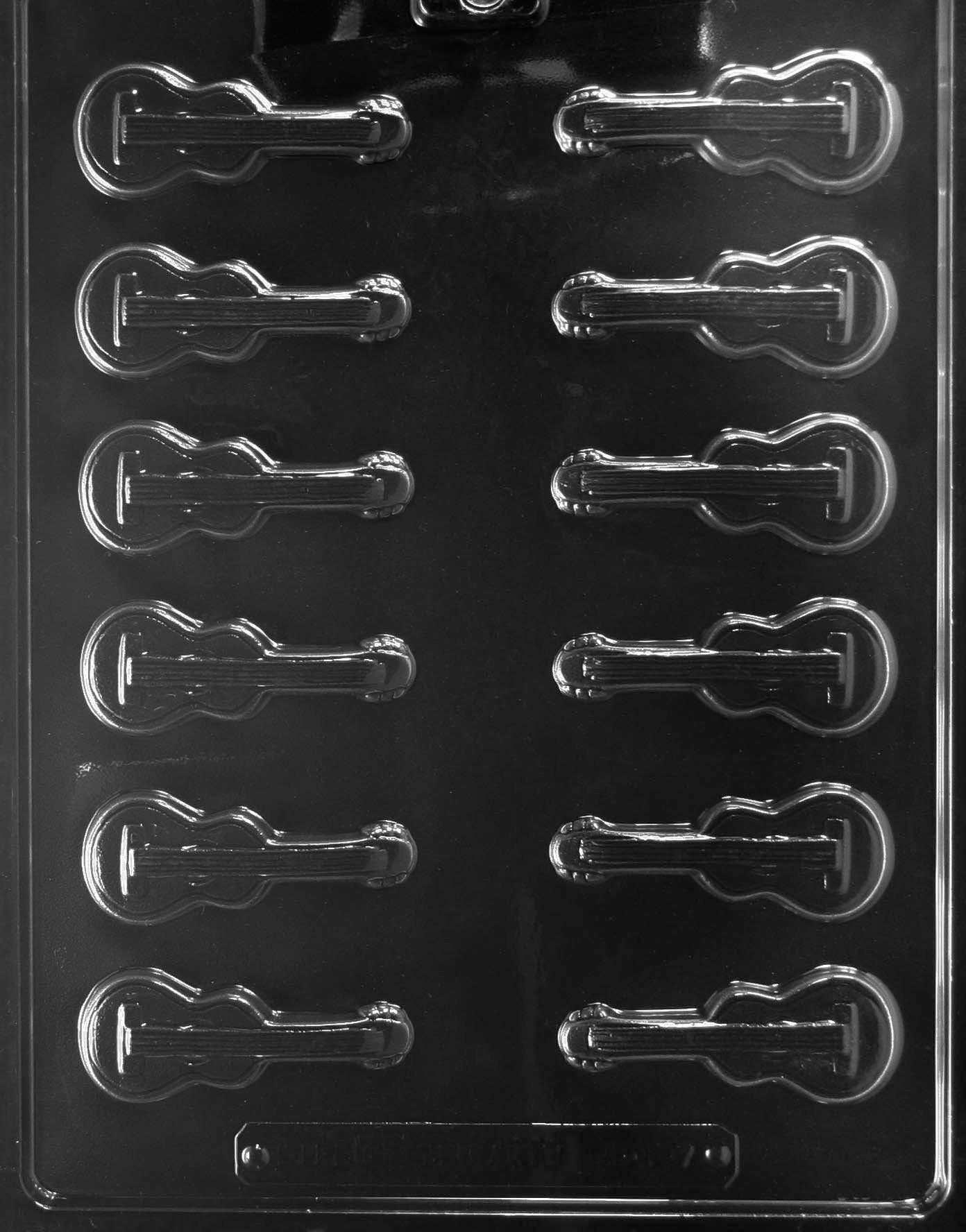 GUITAR PIECES Chocolate Candy Mold Craft Supply